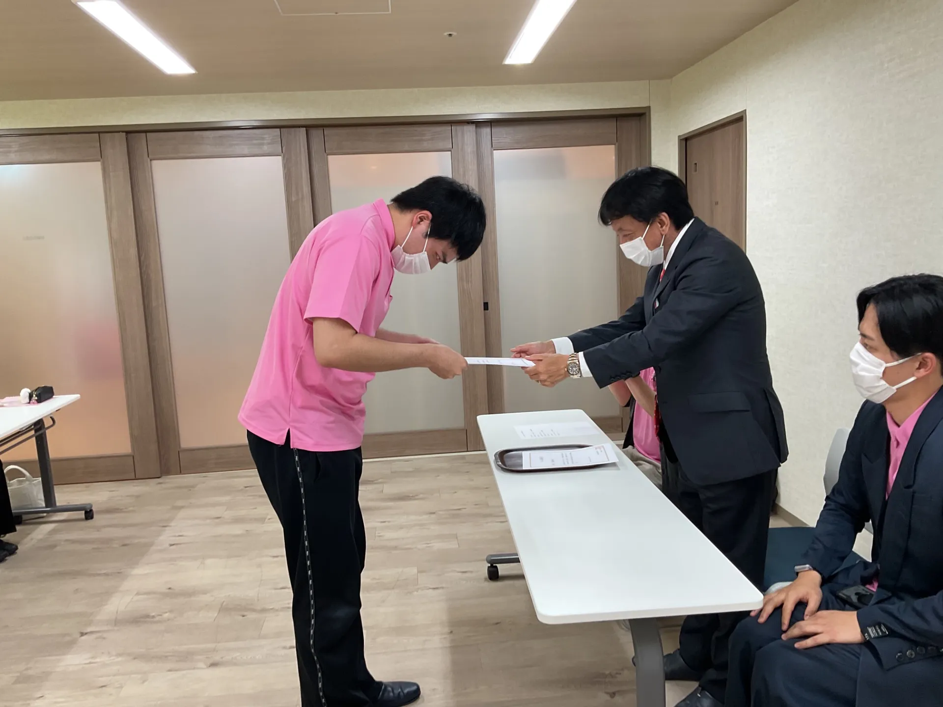 入社式