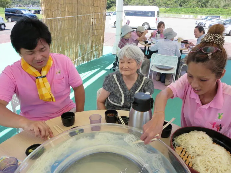そうめん流しに行ってきました(*^_^*)